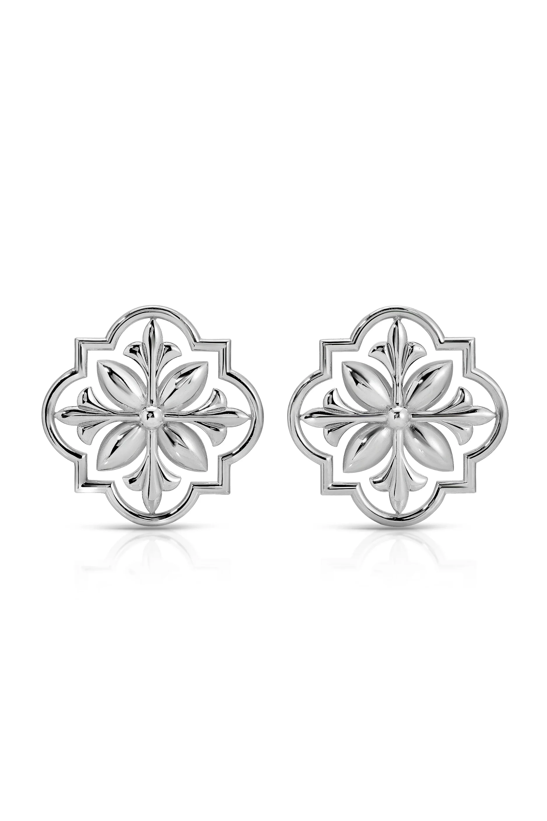 Sterling Silver Talavera Maxi Earrings